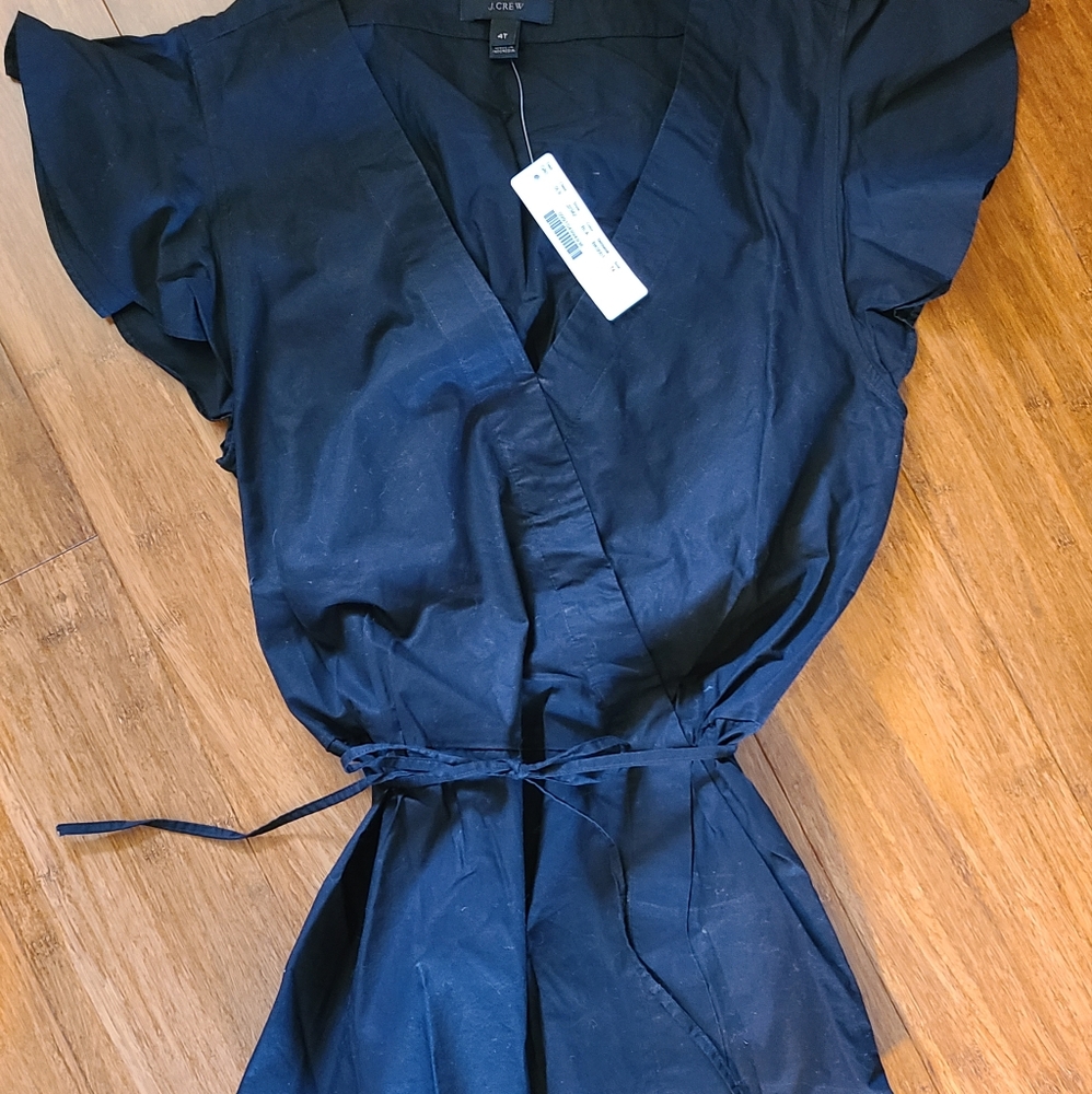 J Crew Tall Wrap Shirt with Tie